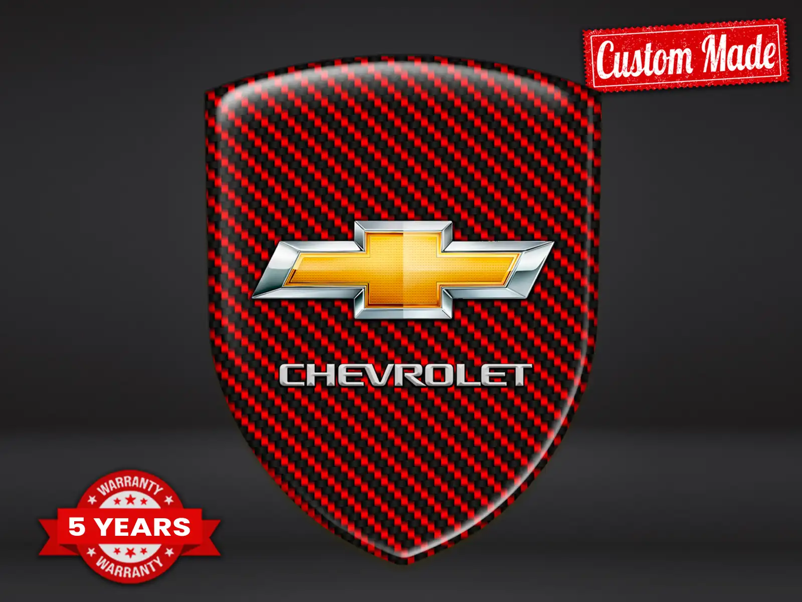 Chevrolet Adesivo Fibra Carbonio Auto Resistenti Sobri Esclusivi